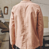 VESTE DE TRAVAIL MOLESKINE HOMME VIEUX ROSE - LE MONT SAINT MICHEL