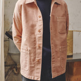 VESTE DE TRAVAIL MOLESKINE HOMME VIEUX ROSE - LE MONT SAINT MICHEL