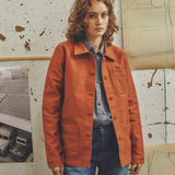 VESTE DE TRAVAIL MOLESKINE FEMME BRICK - LE MONT SAINT MICHEL