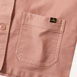 VESTE DE TRAVAIL MOLESKINE FEMME VIEUX ROSE - LE MONT SAINT MICHEL