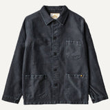 VESTE DE TRAVAIL MOLESKINE FEMME VINTAGE DENIM NOIR - LE MONT SAINT MICHEL