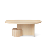 TABLE BASSE INSERT EN FRÊNE MASSIF HUILÉ - FERM LIVING