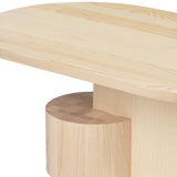 TABLE BASSE INSERT EN FRÊNE MASSIF HUILÉ - FERM LIVING