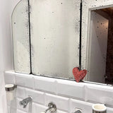 COEUR ROSE À PAILLETTES