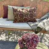 COUSSIN LIN WABI SABI LES TOURNESOLS CHIANTI 40x60 CM - MAISON DE VACANCES