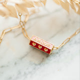 COLLIER GRIGRI AMOUR ROSE