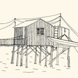 CARNET DE COLORIAGE CABANES - ZOE DE LAS CASES