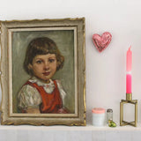 COEUR ROSE À PAILLETTES