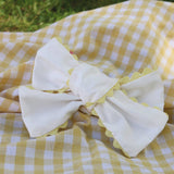 BARRETTE Ysé Jaune Ecru