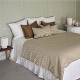 COUSSIN TOILE PORTOFINO OCRE 30X50 CM - MAISON DE VACANCES