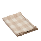 TORCHON TOILE VICHY VINTAGE CRÈME - MAISON DE VACANCES