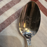 CUILLÈRE EN ARGENT - MERCI D'ÊTRE LÀ