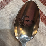 CUILLÈRE EN ARGENT - RUN THE WORLD, GIRLS !