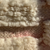 TAPIS ROSE FLUO PASTEL / CARRÉS 252x160 CM - BENI OUARAIN