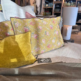 COUSSIN LIN WABI SABI JARDIN SECRET OCRE 40x60 CM - MAISON DE VACANCES