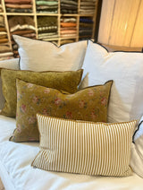 COUSSIN LIN WABI SABI JARDIN SECRET OCRE 40x60 CM - MAISON DE VACANCES