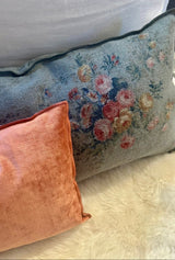 COUSSIN LIN WABI SABI POMPADOUR NUAGE 40x60 CM - MAISON DE VACANCES