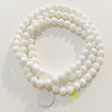 COLLIER ARIZONA - PORCELAINE BLANCHE AU CHOIX- PLEINE LUNE - MARGOTE CERAMISTE