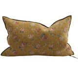 COUSSIN LIN WABI SABI JARDIN SECRET OCRE 40x60 CM - MAISON DE VACANCES