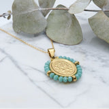 SAUTOIR OUR LADY TURQUOISE