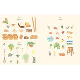 CARNET DE COLORIAGES ET DE STICKERS LE MARCHÉ - ZOE DE LAS CASES