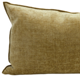 COUSSIN CHENILLE VISCONTI CHARTREUSE 40x60 CM - MAISON DE VACANCES