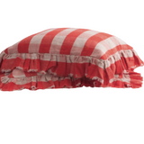 COUSSIN VICHY COTTAGE À VOLANTS CAPUCINE 30x40 CM - MAISON DE VACANCES
