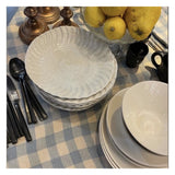 NAPPE TOILE VICHY VINTAGE NUAGE 170x300 CM - MAISON DE VACANCES