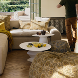 POUF BULLE WABI SABI TOURNESOLS BRONZE 40x60 CM - MAISON DE VACANCES