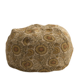 POUF BULLE WABI SABI TOURNESOLS BRONZE 40x60 CM - MAISON DE VACANCES