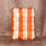 REPOSE 6 OEUFS - RAYÉ ORANGE