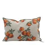 COUSSIN LIN WABI SABI LES ORANGES 30x50 CM - MAISON DE VACANCES