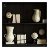 FAGOT DE LIVRES BLANC RUBAN SATIN