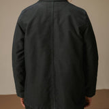 VESTE DE TRAVAIL MOLESKINE HOMME VINTAGE DENIM NOIR - LE MONT SAINT MICHEL