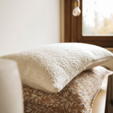 COUSSIN BELIZE CREME 40x65cm - 20% LAINE, 30% LIN