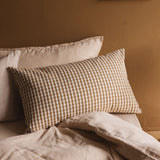 COUSSIN SAO POLO VICHY CAMEL 40x65 cm