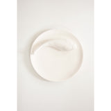 PLAT POISSON RASCASSE EN CERAMIQUE BLANCHE