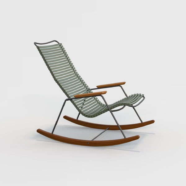 ROCKING CHAIR CLICK LATTES VERT OLIVE