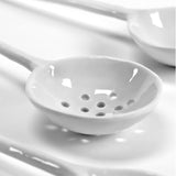 CUILLÈRE PASSOIRE RONDE PORCELAINE - SERAX