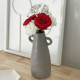 VASE AMPHORE STONE TAUPE