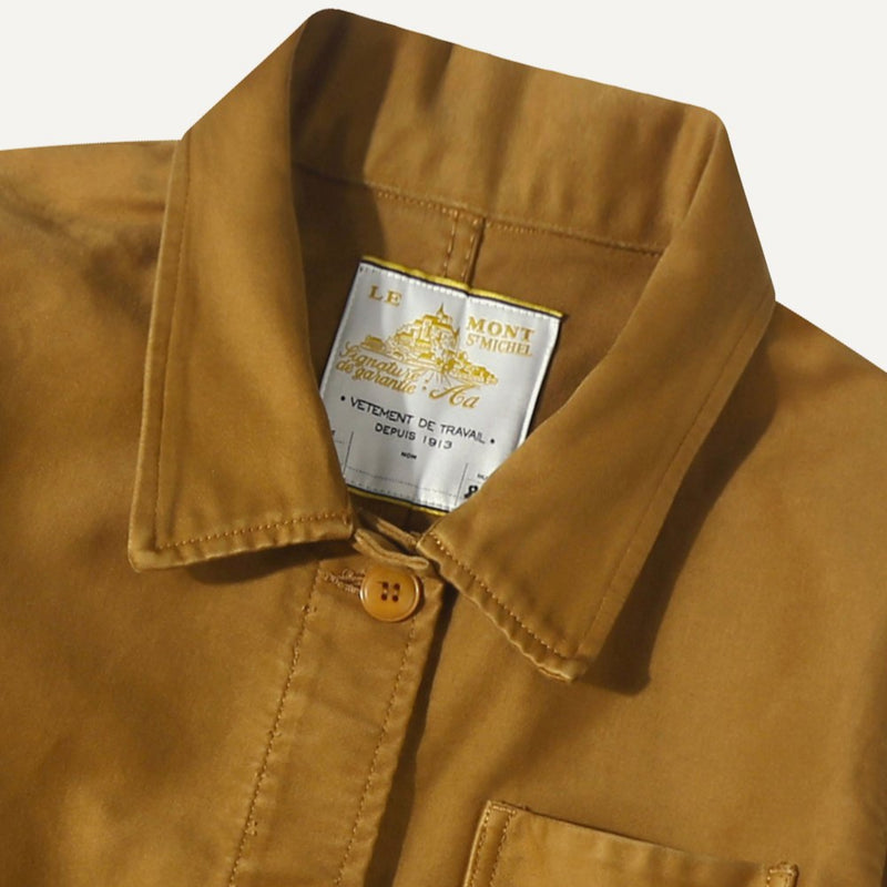 VESTE DE TRAVAIL MOLESKINE HOMME AMBRE - LE MONT SAINT MICHEL