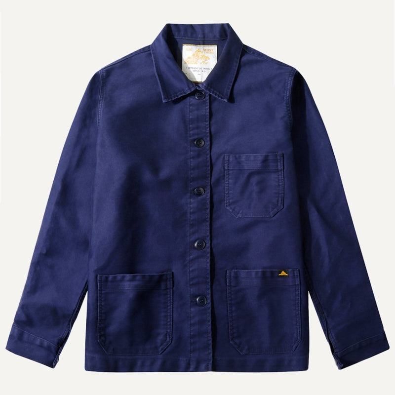 VESTE DE TRAVAIL MOLESKINE HOMME BLUE - LE MONT SAINT MICHEL