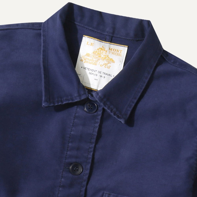 VESTE DE TRAVAIL MOLESKINE HOMME BLUE - LE MONT SAINT MICHEL