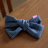 BARRETTE Louise seersucker bleu