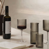 CARAFE RIPPLE GRISE - FERM LIVING