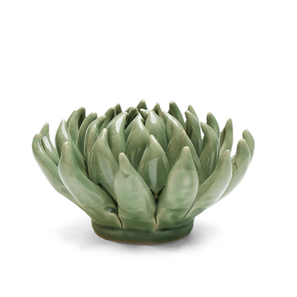 CERAMIC FLOWER GREEN SORBET PEONY