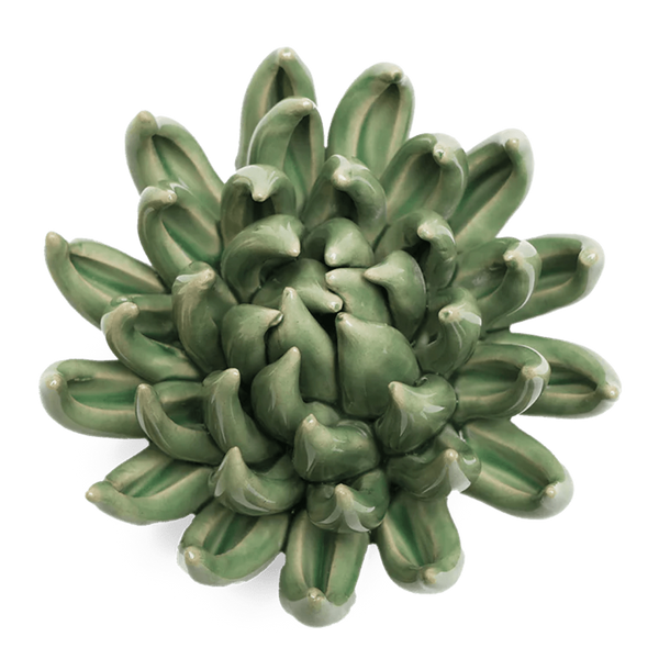 CERAMIC FLOWER GREEN SORBET PEONY