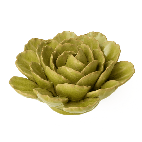 CERAMIC FLOWER YELLOX PEONY
