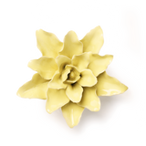 CERAMIC FLOWER LIME YELLOW TIGER LILLY