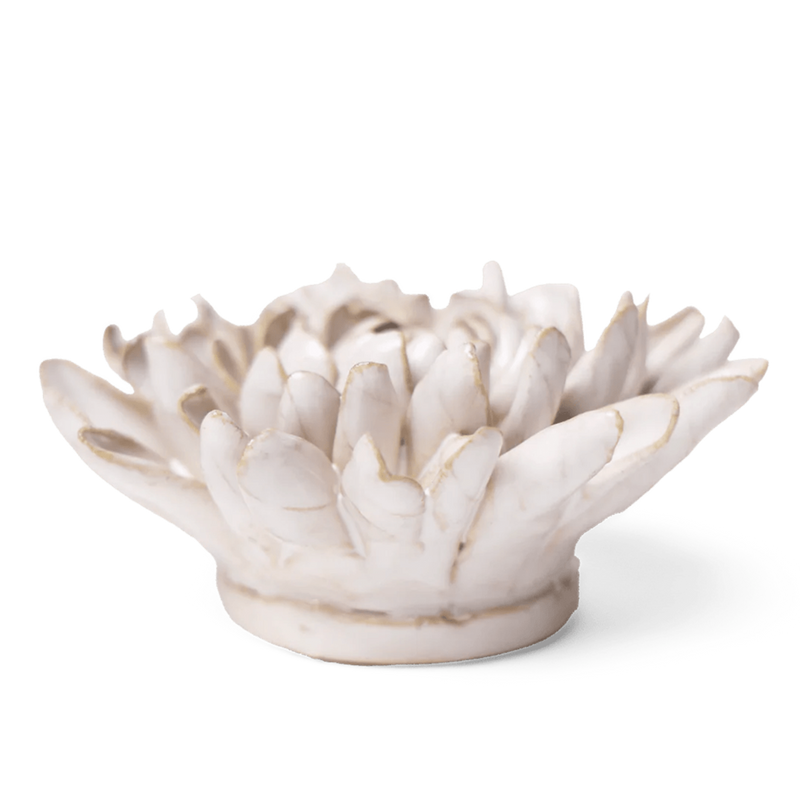 CERAMIC FLOWER IVORY CHRYSANTHEMUM